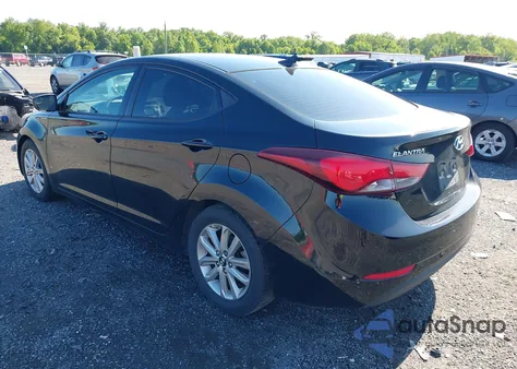 2014 Hyundai Elantra Se from USA, damaged, VIN 5NPDH4AE0EH540468